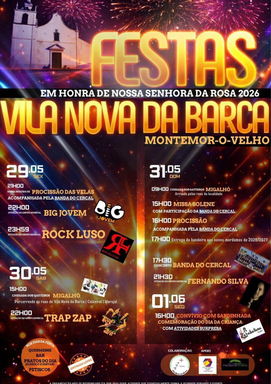 Festas em Honra de N&ordf; Sra da Rosa - Vila Nova da Barca 